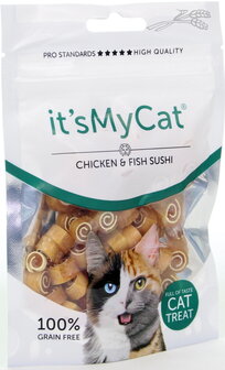 it&#039;s My Cat Treat Chicken &amp; Fish Sushi