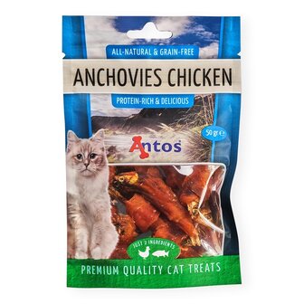 Antos Cat Treats Anchovies&amp;Chicken 50 gr