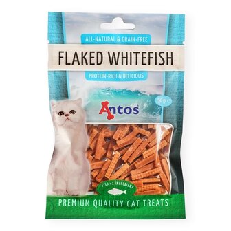 Antos Cat Treats Flaked Witvis 50 gr