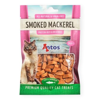 Antos Cat Treats Smoked Makreel 50 gr