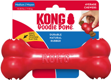 Kong goodie bone rood medium