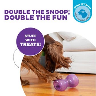 Outward Hound Double Snoop Paars