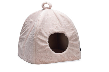 Beeztees Moza Kattenhuis Pluche Roze 40x40x40 cm