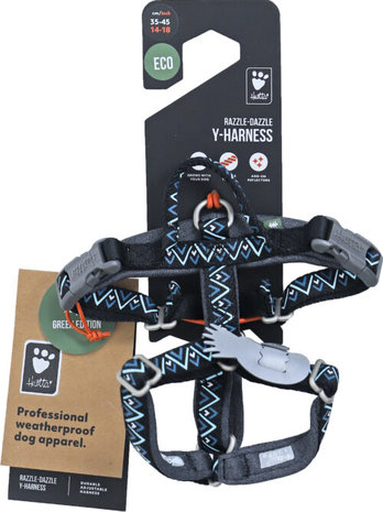 Hurtta Razzle Dazzle Y-harness blackberry