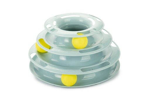 Beeztees Kitten Speeltoren Bo Kattenspeelgoed Plastic Mint 