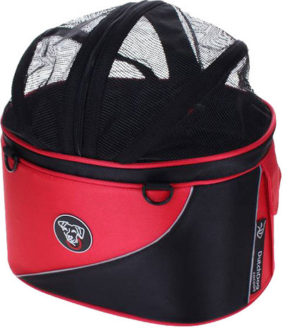 DoggyRide draagtas Cocoon XL, rood/zwart