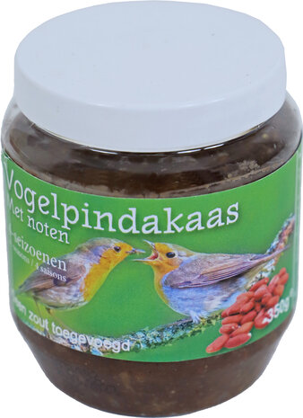 Boon 4-seizoenen vogelpindakaas noten, 350 gram