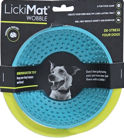 Licki Mat likmat Wobble turquoise, 17x8 cm