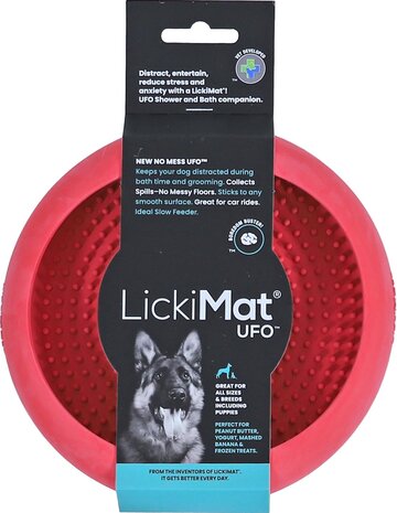 Licki Mat likmat Ufo roze, 18x3 cm.