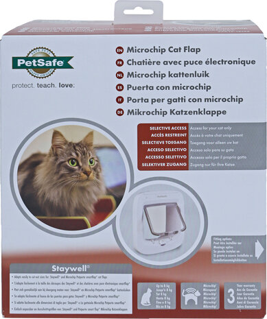 PetSafe kattendeur microchip, wit. PPA19-16145