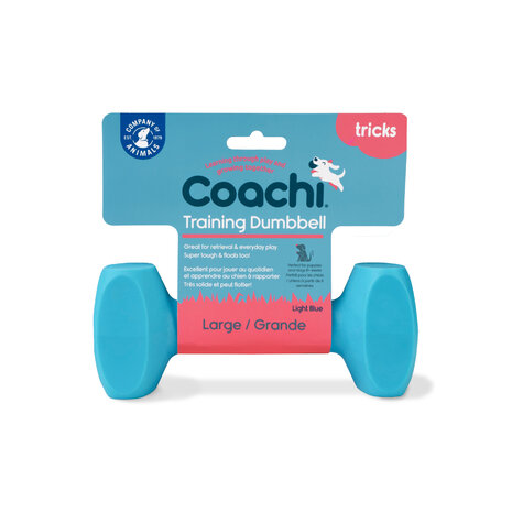 Coachi training dumbell large light blue 41412a