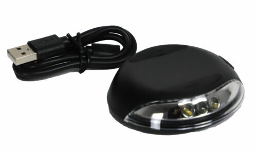 Flexi led lamp oplaadbaar S t/m L zwart