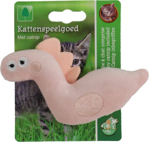 Boon kat speelgoed draakje met catnip roze 14cm