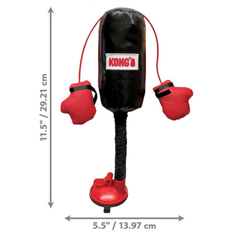 Kong connects punching bag