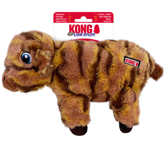 Kong low stuff stripes cow medium