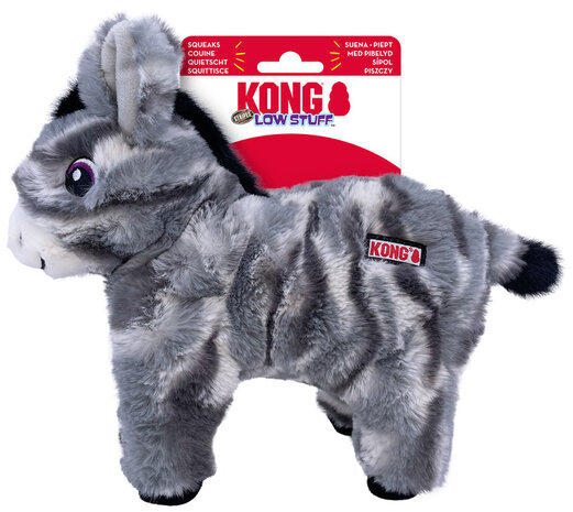 Kong low stuff stripes donkey medium