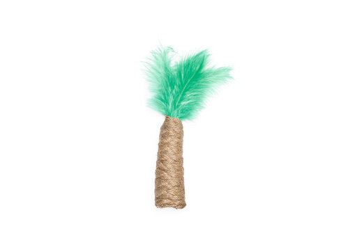 Beeztees Jungle Palmboom Kattenspeelgoed Jute Bruin/Groen 20x4x3 cm