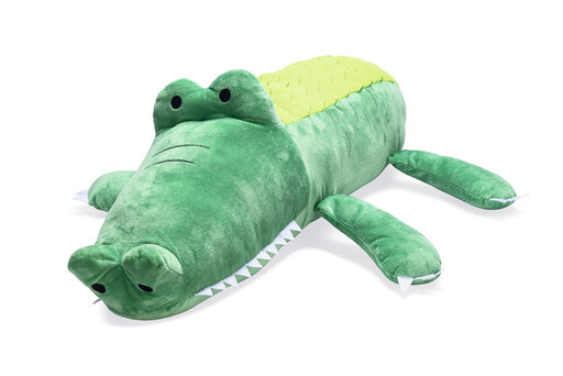 Beeztees Hide N Seek Jungle Krokodil Hondenspeelgoed Pluche Groen 84x54x22,5 cm