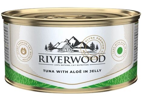 Riverwood Tuna With Aloe in Jelly 85 gr 24 stuks