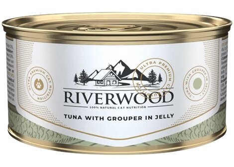 Riverwood Tuna With Grouper in Jelly 85 gr 24 stuks