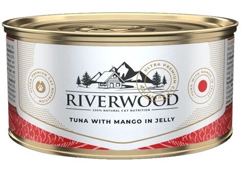 Riverwood Tuna With Mango in Jelly 85 gr 24 stuks