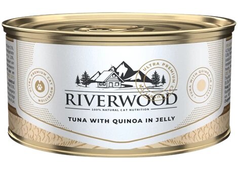 Riverwood Tuna With Quinoa in Jelly 85 gr 24 stuks