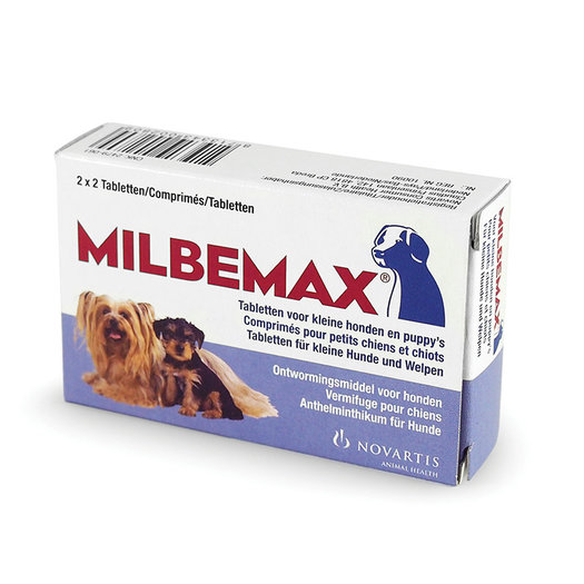 Milbemax wormmiddel kleine hond huisdierspecialisten